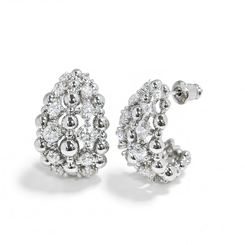 RIKA WITE CRYSTAL EAR/RHD