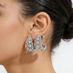 RIKA WITE CRYSTAL EAR/RHD