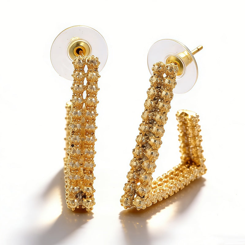 NOLA Hoop huggie EAR/Gold