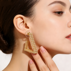 NOLA Hoop huggie EAR/Gold