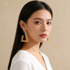 NOLA Hoop huggie EAR/Gold