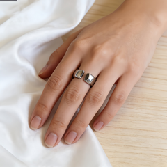 Forge Duality Ring//Stainless Steel