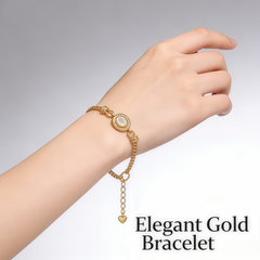 White MOP BRC/18K GLD