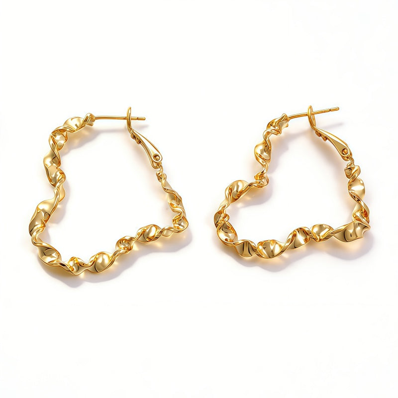 ELYSE Hoop huggie EAR/Gold