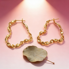 ELYSE Hoop huggie EAR/Gold