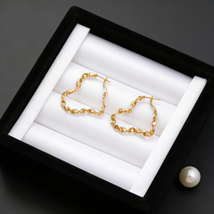 ELYSE Hoop huggie EAR/Gold