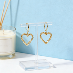 ELYSE Hoop huggie EAR/Gold