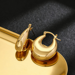 SS Hoop huggie S EAR/Gold