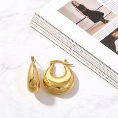 SS Hoop huggie S EAR/Gold