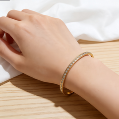 CZ Eternity BRC /GOLD Stainless Steel