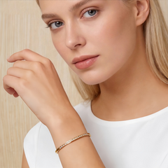 CZ Eternity BRC /GOLD Stainless Steel