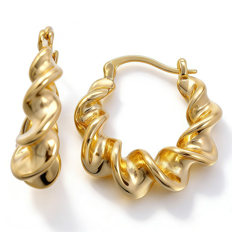 FV Hoop huggie EAR/Gold