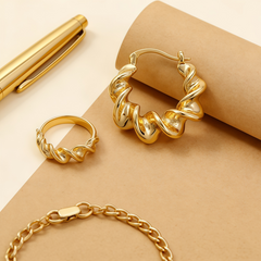 FV Hoop huggie EAR/Gold