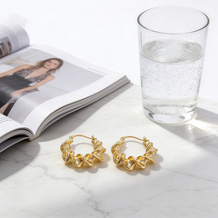 FV Hoop huggie EAR/Gold