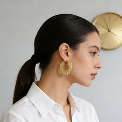 OTT Hoop huggie EAR/Gold