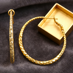 MIKKI Hoop huggie EAR/Gold