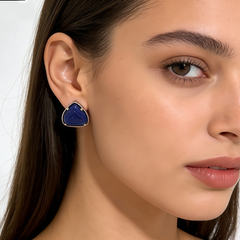 STUD Earrings /Rhodium