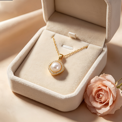 ZOE PEARL Necklace/GOLD