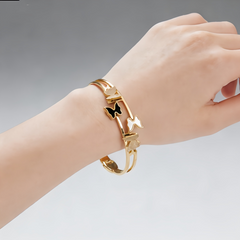 Butterfly Cluster BRC/GOLD Stainless Steel