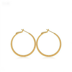 TOMON  Hoop huggie EAR/Gold