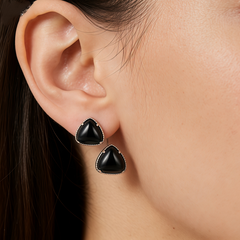 STUD Earrings /Rhodium