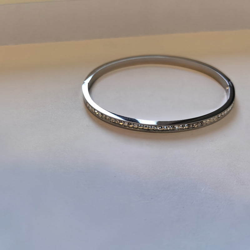 CZ Half Eternity BRC/Stainless Steel