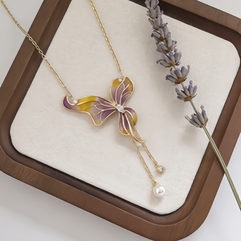 Sophia enamel Necklace
