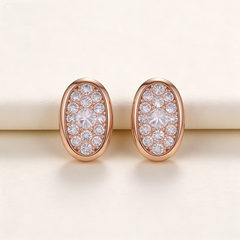 LYDIA PNDNT Earrings/Rose Gold
