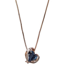 Azure Petite Heart NCK/ROSE