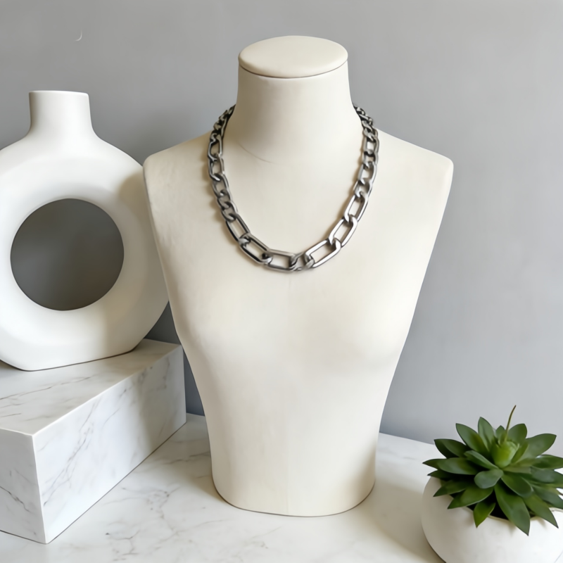 Chunky Curb Chain NCK/Stainless Steel