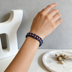 Red & Blue Gear Link BRC/Stainless Steel