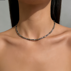 Mixed Link Two-Tone Chain NCK/Stainless Steel