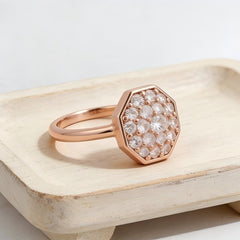 LYDIA RING/Rose Gold