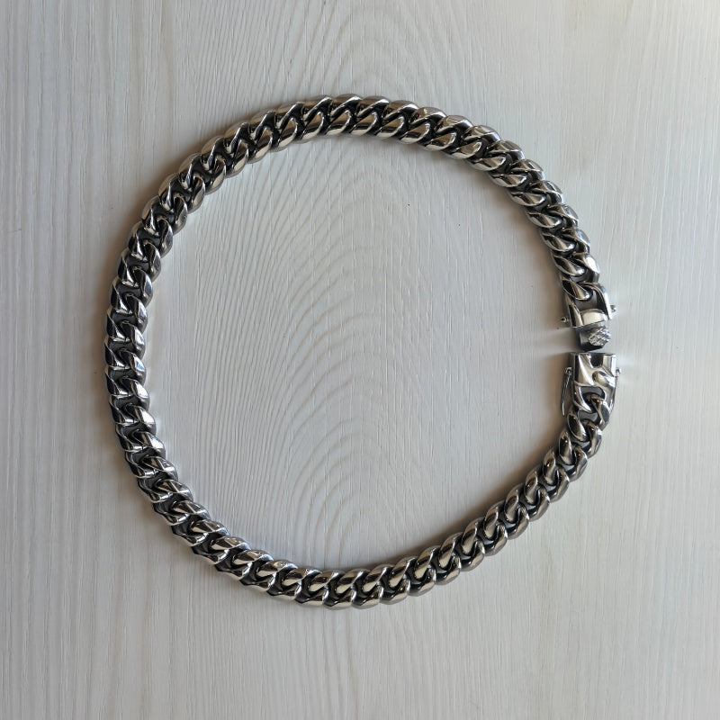 Chunky Gunmetal Link Chain NCK/Stainless Steel