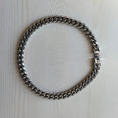 Chunky Gunmetal Link Chain NCK/Stainless Steel