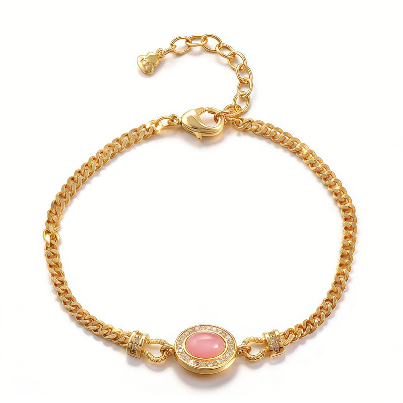 Pink eyes BRC/18k GLD