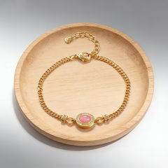 Pink eyes BRC/18k GLD