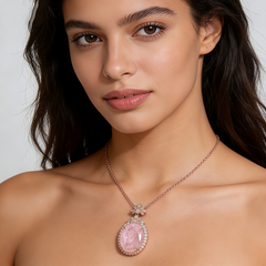 Rose quartz CZ NCK/RSG