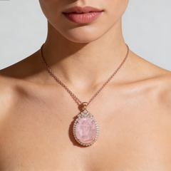 Rose quartz CZ NCK/RSG