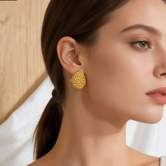 JENSEN HOOP HUGGIE EAR/GOLD METAL