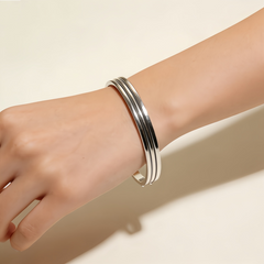Parallel Gleam Bracelet/Stainless Steel