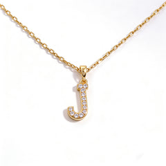 Letters J Necklace