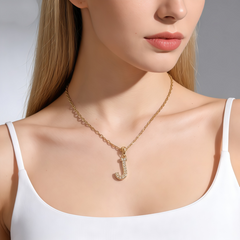 Letters J Necklace