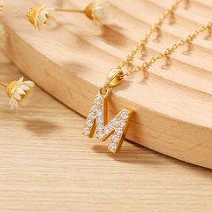 Letters M Necklace