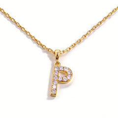 Letters P Necklace