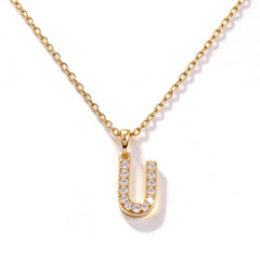 Letters  U Necklace