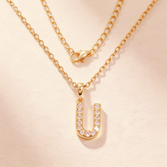 Letters  U Necklace