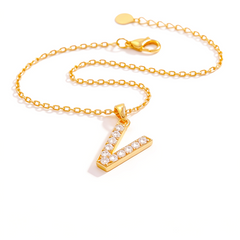 Letters V Necklace
