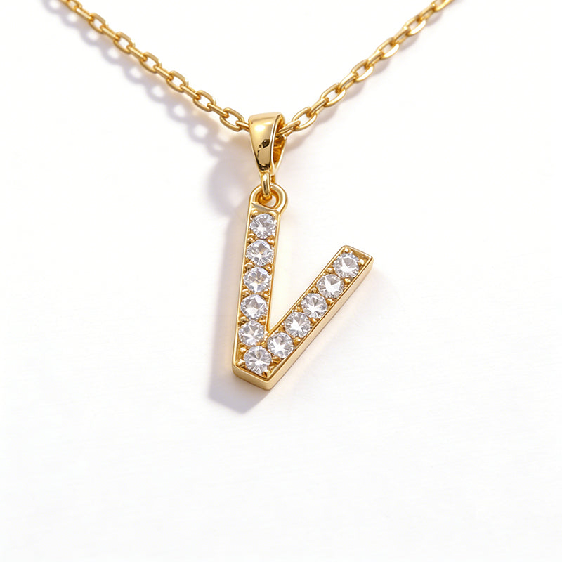 Letters V Necklace