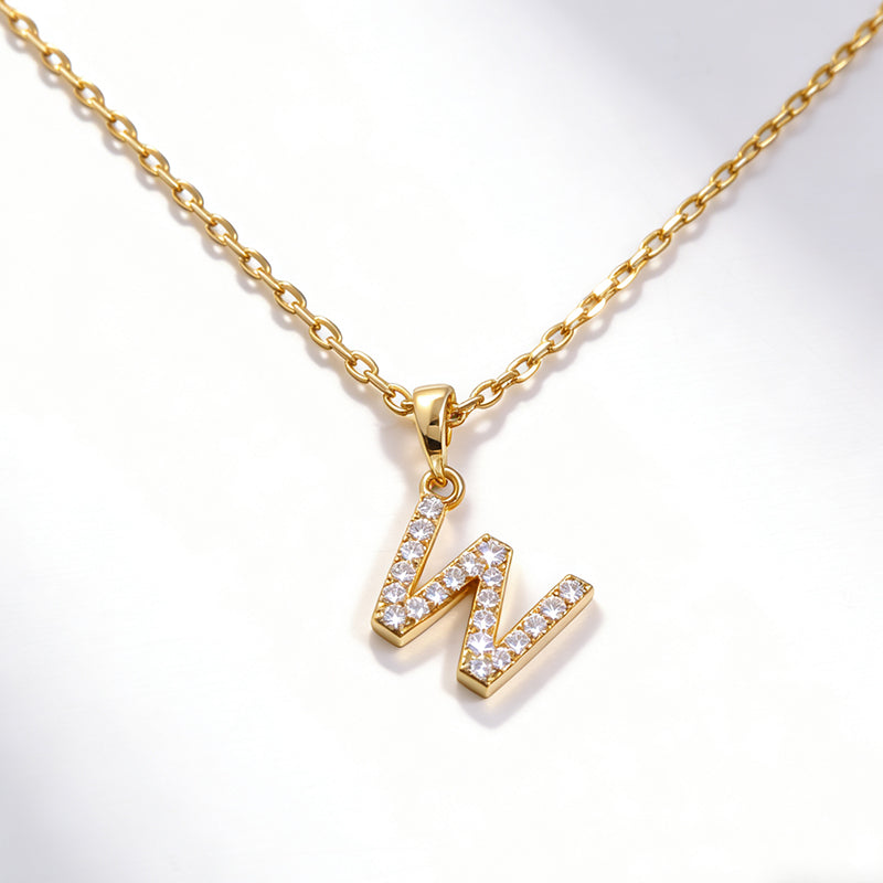 Letters W Necklace